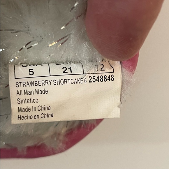 RARE Vintage Strawberry Shortcake Winter Snow Boots Toddler Size 5 - Picture 13 of 16